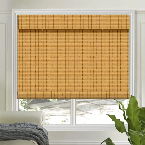 Vista 14 de LETAU - Cortinas de madera para ventanas con cenefa, filtran la luz