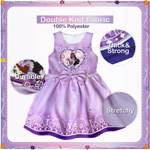 Vista 2 de JIJIJUM Encanto - Disfraz de princesa Isabella para cumpleaños