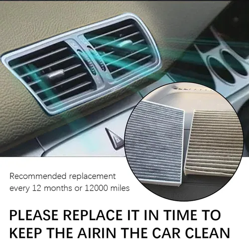 Vista 6 de Filtro de aire para automóvil Fresh Breeze de reemplazo para el pasajero del automóvil, filtro de aire de cabina con carbón activado, filtros