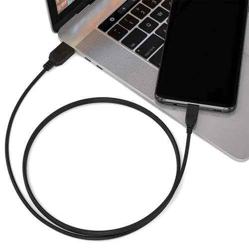 Vista 3 de Maeline Cable micro USB 2.0 A-macho a Micro B, cable de carga rápida, USB de alta velocidad, duradero, cable de carga para Android
