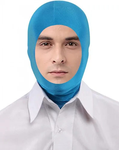 Vista 13 de Seeksmile Zentai - Máscara capucha unisex de licra elastano