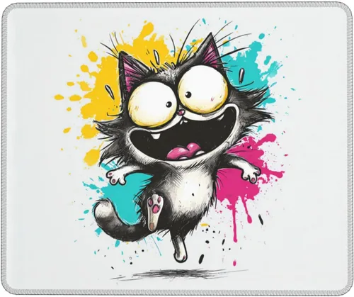 Vista 32 de 7.9”x9.5” Funny Non Slip Mouse Pad Cute Mousepad Office Desk Accessories for Computer Laptop Gamer Animal Dinner