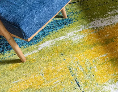 Vista 6 de Unique Loom colección Lyon - Alfombra abstracta y moderna