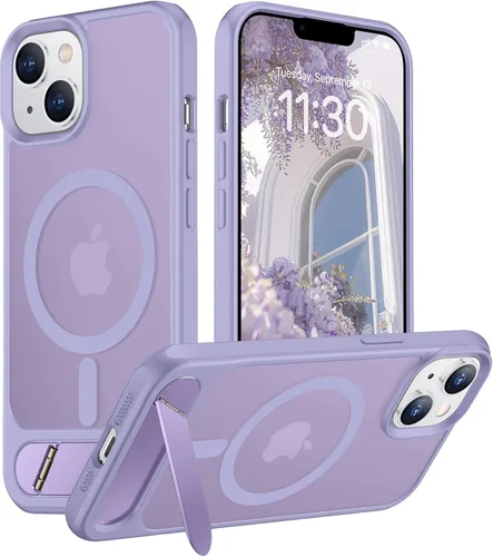 Vista 49 de Funda para iPhone 11 con compatibilidad magnética, [Soporte invisible incorporado][Compatible con MagSafe]