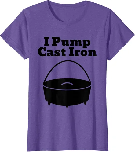 Vista 18 de I Pump - Camiseta de hierro fundido para cocinar al horno holandés