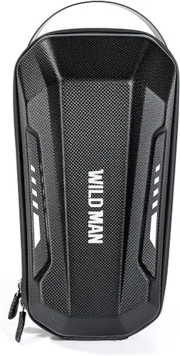 Vista 6 de WILD MAN Bolsa de almacenamiento de scooter resistente a la lluvia de liberación rápida para scooters de equilibrio Kick Scooters bicicleta plegable