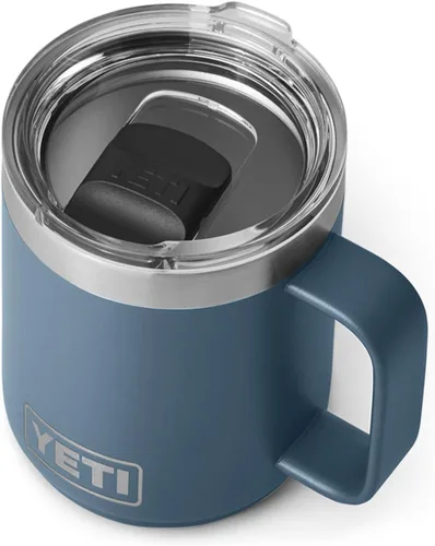 Vista 23 de YETI Rambler - Taza apilable de 10 onzas, aislada al vacío, acero inoxidable con tapa MagSlider, acero inoxidable