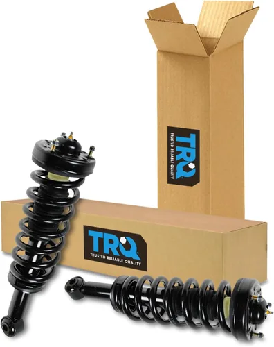 Vista 268 de TRQ - Conjunto de puntal delantero y resorte helicoidal (lados del conductor y del pasajero), para auto