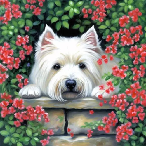 Vista 8 de VAIIEYO Kits de arte de diamantes para perros adultos, pintura de diamante, cachorro de animal, pintura por números para mascotas, taladro completo