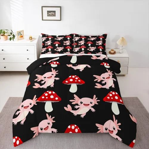 Vista 32 de Juego de ropa de cama rústica de granja color verde azulado con puerta de granero de madera, edredón de plumas tamaño Queen, decoración occidental