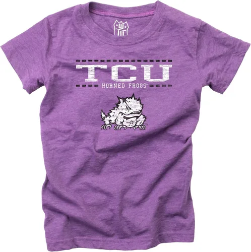 Vista 75 de Wes and Willy NCAA - Camiseta mezclada S/S para niñas