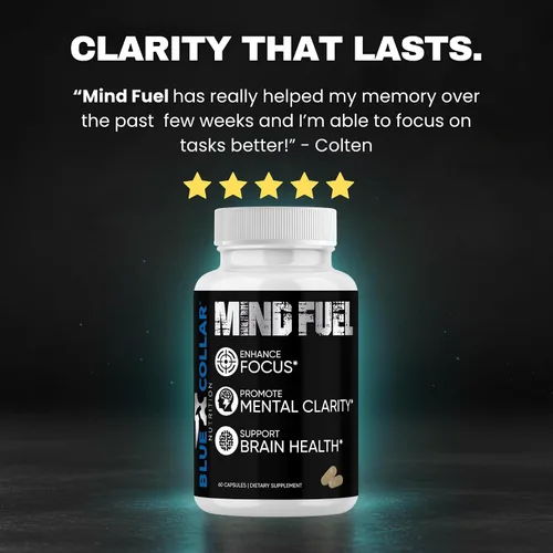 Vista 3 de Mind Fuel - Suplementos cerebrales para la memoria y la concentración, aumentan la salud del cerebro y la claridad mental, suplemento
