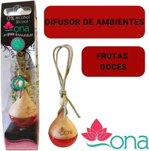 Vista 4 de Ona ambientador para auto con fragancia de larga duración, 0% alcohol. europeo