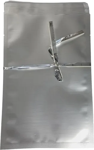 Vista 6 de Bolsas de Mylar de 7.5 mil (por lado) – Varios tamaños de aluminio genuino forrado bolsa para alimentos a largo plazo, granos, arroz, hornear