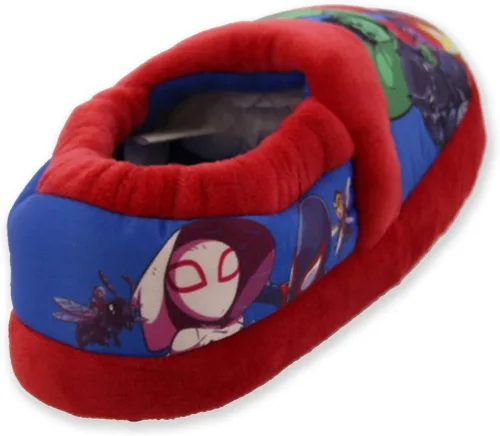 Vista 5 de Marvel Avengers Superhero - Pantuflas Aline de felpa para niños pequeños