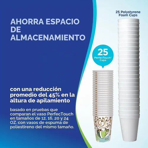 Vista 6 de Tazas calientes, diseño de Coffee Dreams, 1000/cartón de Dixie , café, (Coffee Design), 1000