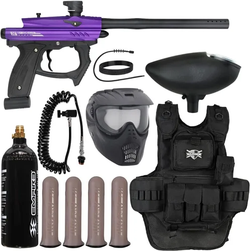 Vista 5 de Action Village HK Army SABR Heavy Gunner Kit de paquete de pistola de paintball Dust Black/Black