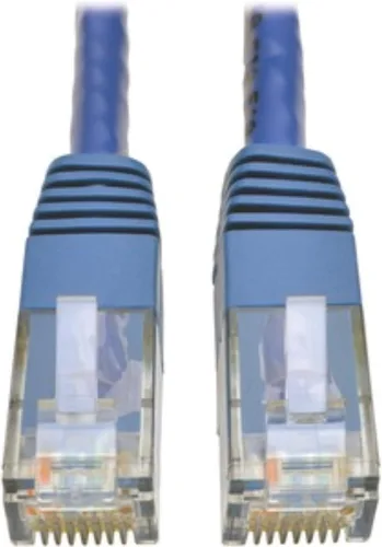 Vista 7 de Tripp Lite Cable de conexión moldeado Gigabit Cat6 Cat5e RJ45 M/M 550MHz Negro