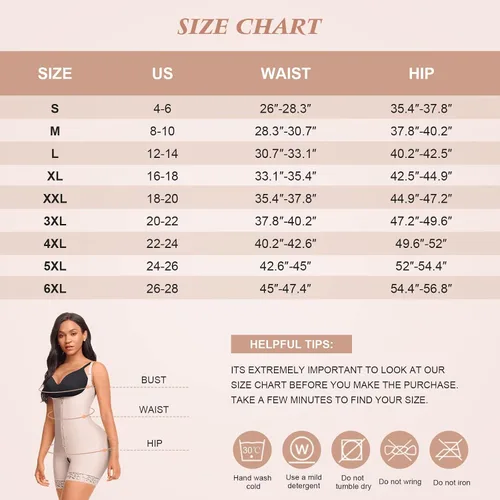 Vista 5 de FeelinGirl Faja moldeadora para mujer control de abdomen talla grande para levantamiento de glúteos y faja adelgazante de muslos