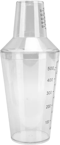 Vista 7 de Juego de coctelera, juego de coctelera mezclada, coctelera estándar transparente Sc, kit de cuidado profesional para (16.9 fl oz)