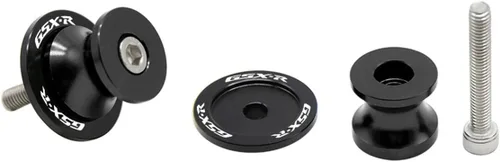 Vista 3 de M8 motocicleta CNC brazo oscilante deslizadores carretes soporte tornillo para GSXR 125 250 300 600 750 1000 negro