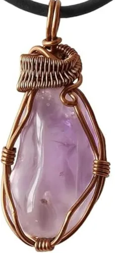 Vista 13 de Designs by Nature Gems Collar de cristal de piedra natal para hombre - Bronce antiguo