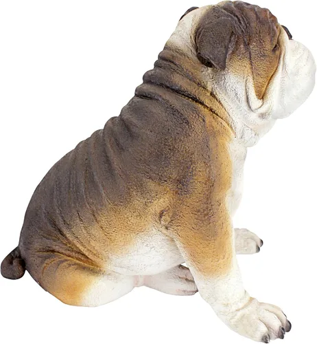 Vista 5 de Design Toscano Escultura Buster the Bulldog de 16 pulgadas
