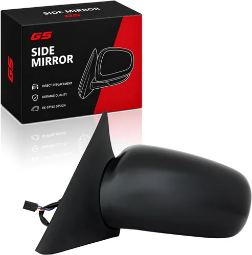 Vista 9 de Para Chevrolet Chevy Malibu Oldsmobile Cutlass Espejo de visión de puerta lateral Power Textured Black Driver Left 1997 1998 1999 2000 2001 2002