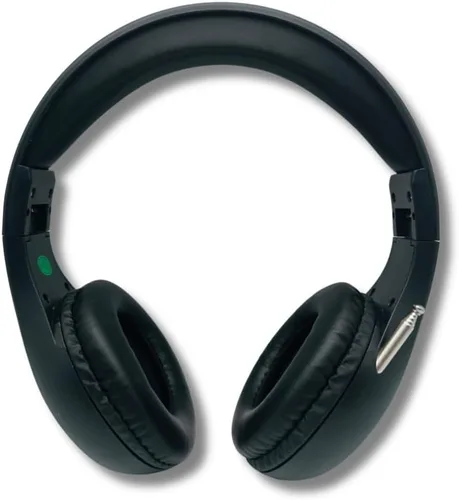 Vista 5 de Auriculares de radio FM personales portátiles con antena extraíble para gran recepción, caminar, trotar, relajarse, escuela, radio conversacional