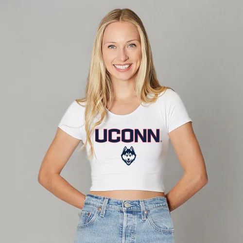Vista 16 de Lojobands Camiseta corta ajustada para mujer, hecha en Estados Unidos, talla única