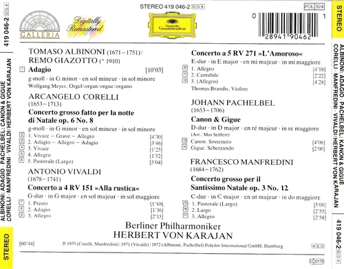 Vista 2 de Albinoni Adagio Pachelbel Kanon & Gigue