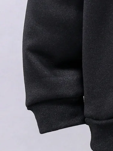 Vista 6 de Floerns Conjunto de sudadera con capucha y pantalones deportivos de dos piezas para niño