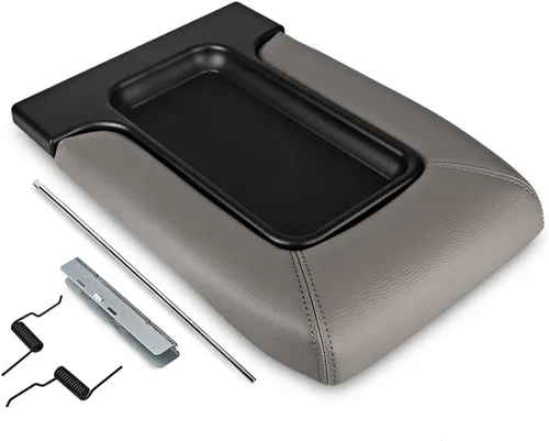 Vista 8 de Compatible con la tapa de la consola central, kit de reposabrazos Chevy GMC Pickup Truck Suburban Tahoe Silverado Sierra Yukon XL reemplaza 19127364