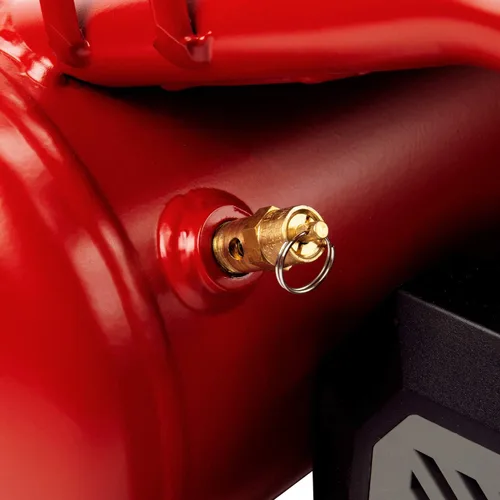 Vista 7 de Craftsman - Compresor de aire, 3 galones, 1,5 HP Max 155 Psi, sin aceite, portátil, color rojo, modelo CMXECXA0200341