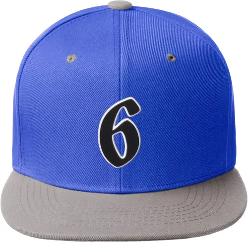 Vista 418 de Daxton Gorra clásica con visera de billete plano con letras del alfabeto inglés antiguo de la A a la Z
