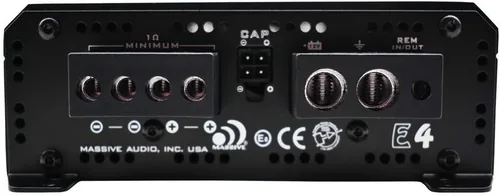 Vista 2 de Massive Audio Amplificador monobloque nano del borde 4000 vatios 1 ohmio estable E4