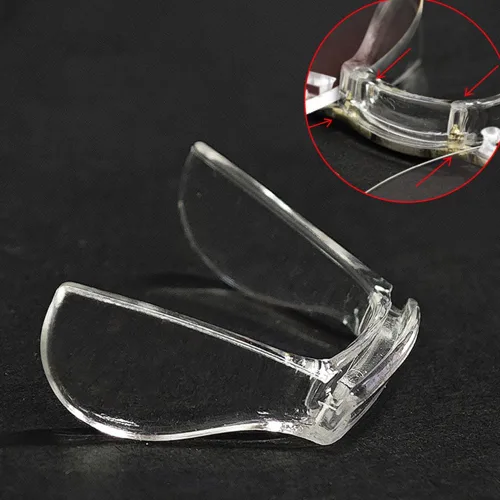 Vista 5 de 1PC Placa Gafas Marco de Gafas Sillín Puente Nariz Almohadillas Pieza TR Material Embedded Soporte para Lectura Gafas de Sol