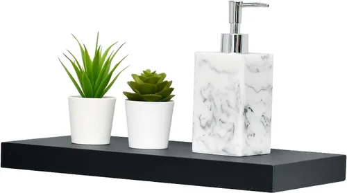Vista 12 de WELLAND Simons - Estantería flotante de pared (36 pulgadas, blanco)