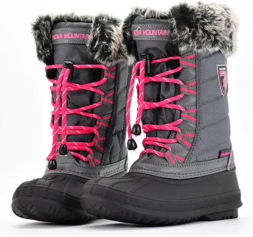 Vista 2 de Nova Mountain - Botas de nieve para niños pequeños, para invierno