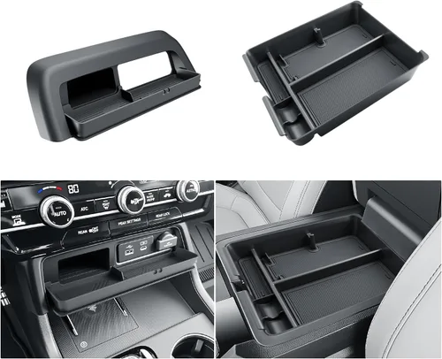 Vista 3 de BIBIBO Paquete de 2 para Organizador de Consola Central Honda Passport 2026, Bandeja Organizadora Central Honda Passport/Passport Híbrido 2026