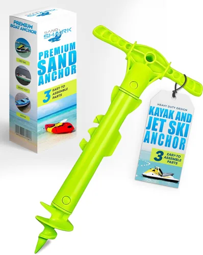 Vista 11 de SandShark - Anclaje para barco deportivo y anclaje para moto acuática. Poste de anclaje de agua poco profunda para barco y PWC. Kit de anclaje