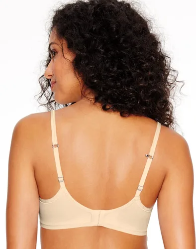 Vista 2 de Hanes Brasier de camiseta sin varillas para mujer, sin varillas, convertible