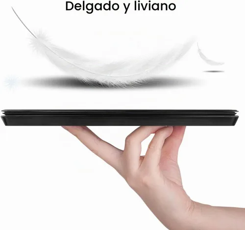 Vista 5 de Gylint Funda para Microsoft Surface Pro 8, de poliéster, de múltiples ángulos, delgada, ligera, para tableta Microsoft Surface Pro 8 de 13" Negro