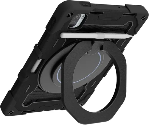 Vista 5 de Funda para Xiaomi Pad 5 de 11.0 pulgadas, PC + silicona de 3 capas Combo Armor Heavy Duty Cubierta a prueba de golpes para Xiaomi Pad 5 Pro 5G