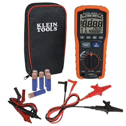 Vista 6 de Klein Tools ET600 Multímetro, Probador de Aislamiento Megohmímetro, Resistencia de 4000 Ohms, 125V/250V/500V/1000V, Multímetro Automático de Rango
