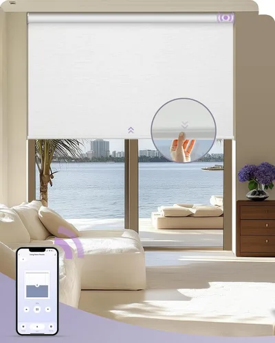 Vista 11 de Graywind Persianas motorizadas con sistema de resorte, persianas manumáticas opacas personalizadas, control por aplicación, persianas automáticas