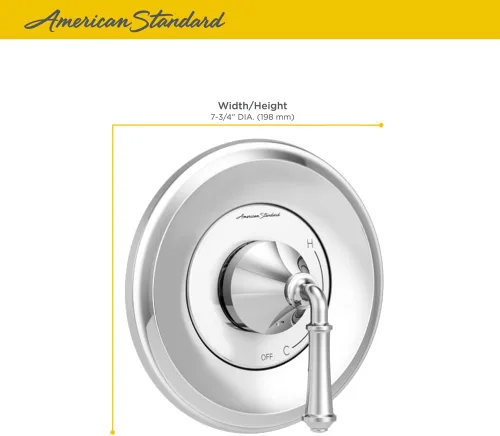 Vista 4 de American Standard TU052500.GN0 Delancey Kit de embellecimiento de válvula, oro cepillado