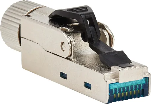Vista 10 de Tripp Lite Conector Keystone sin herramientas blindado RJ45 STP Cat8, 568A/568B, 110 IDC a RJ45 macho, termina sin herramientas especiales