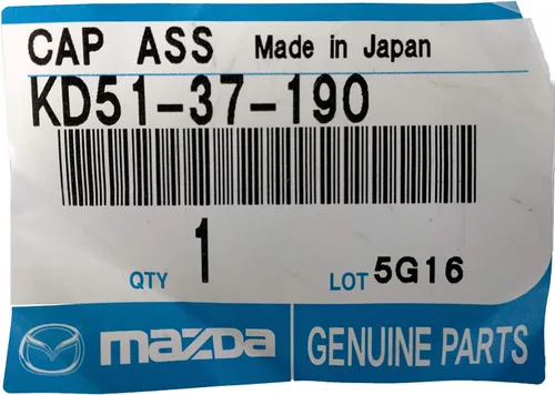 Vista 4 de Tapa central original Mazda KD51-37-190