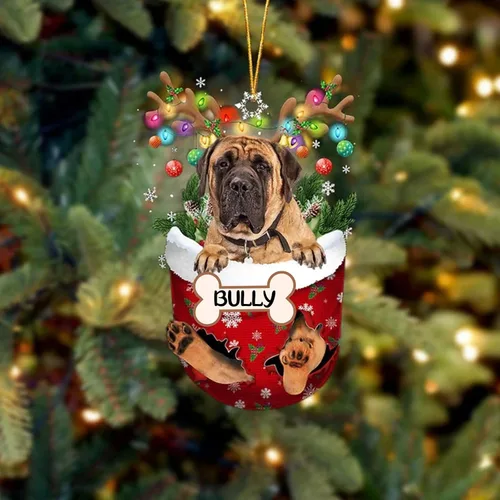Vista 53 de IZI POD Affenpinscher Adorno de Navidad personalizado para perro, adorno de bolsillo de nieve para perro para árbol de Navidad, adorno acrílico